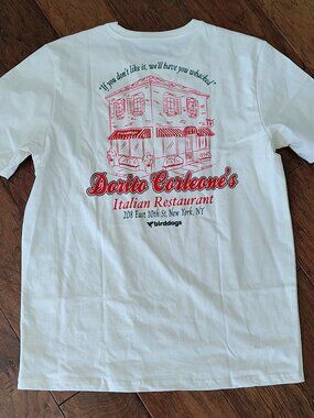 Birddogs Dante Carbones Italian Restaurant Tee XL | Mobster Pasta Energy